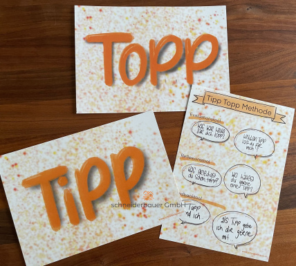 Tool-Karten A5 "Tipp Topp Methode"